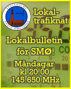 Lyssna på SRA:s lokaltrafiknät måndagar kl 20.00 över SK0RDZ 145.650 MHz