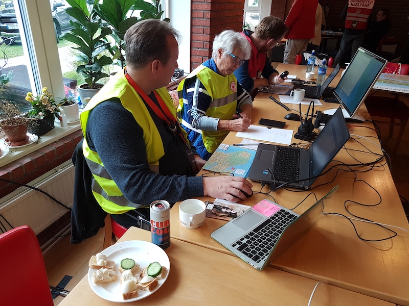 Sambandsledare från Röda Korset och Johaniterhjälpen
